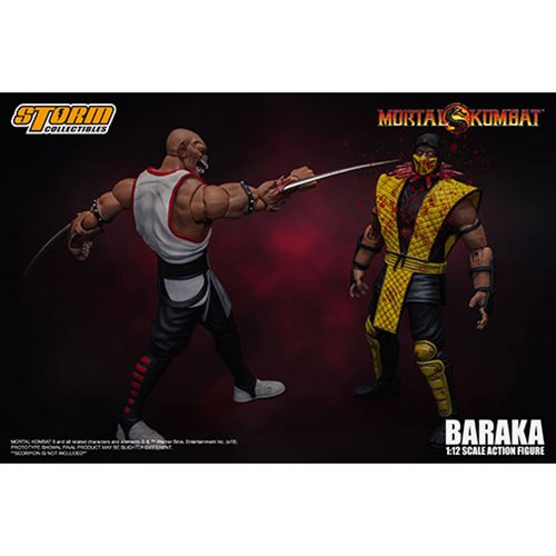 Preview of the Mortal Kombat Baraka Figure by Storm Collectibles