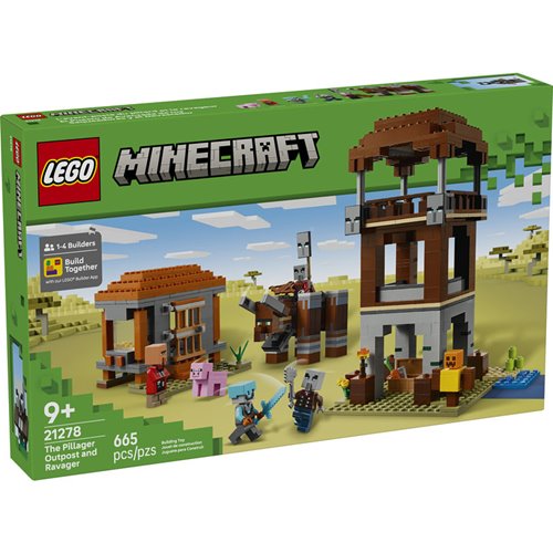 LEGO 21278 Minecraft The Pillager Outpost and Ravager