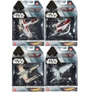 Star Wars Hot Wheels Starships Select 1:50 Scale 2023 Mix 3 Vehicle Case of 5