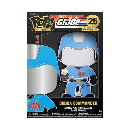 G.I. Joe Cobra Commander Large Enamel Pop! Pin