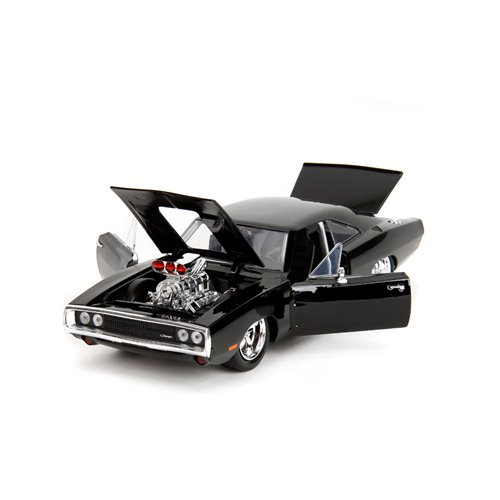 Hollywood Rides Fast and the Furious Dodge Charger R/T 1:24 Scale Die-Cast Metal Vehicle with Dom Fi