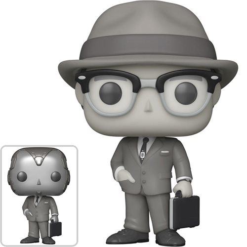 WandaVision 50's Vision Black & White Funko Pop! Vinyl Figure, Not Mint