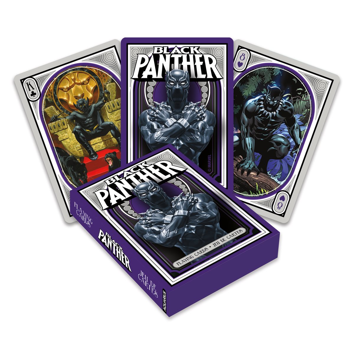 Aquarius Marvel Black Panther Retro Playing Cards