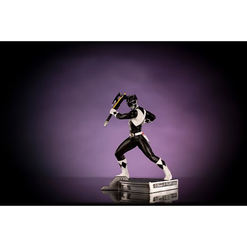 Mighty Morphin Power Rangers Black Ranger BDS Art 1:10 Scale Statue