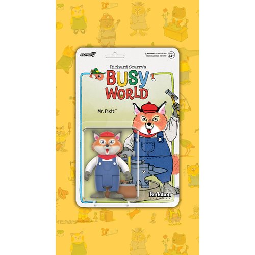 Richard Scarry Mr. Fixit 3 3/4-Inch ReAction Figure