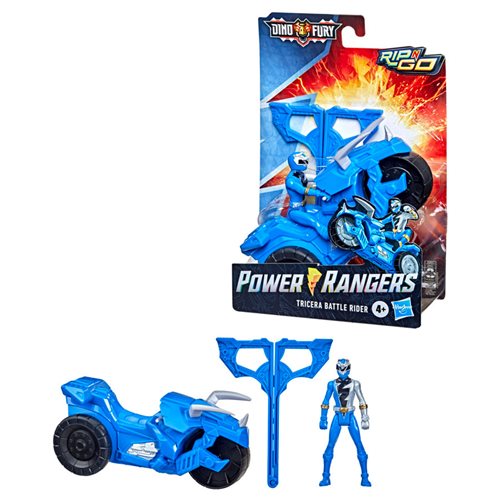Power Rangers Dino Fury Rip N Go Battle Riders Wave 1 Set