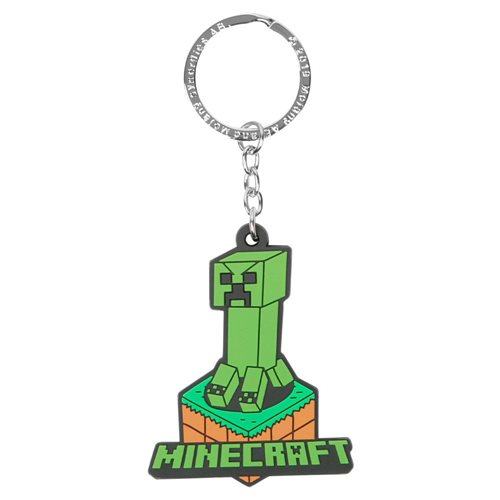 Minecraft Creeper Attack Key Chain