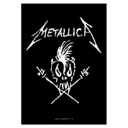Metallica Design Fabric Poster Wall Hanging