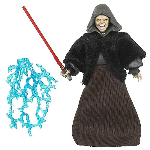 Star Wars Vintage Darth Sidious Action Figure, Not Mint