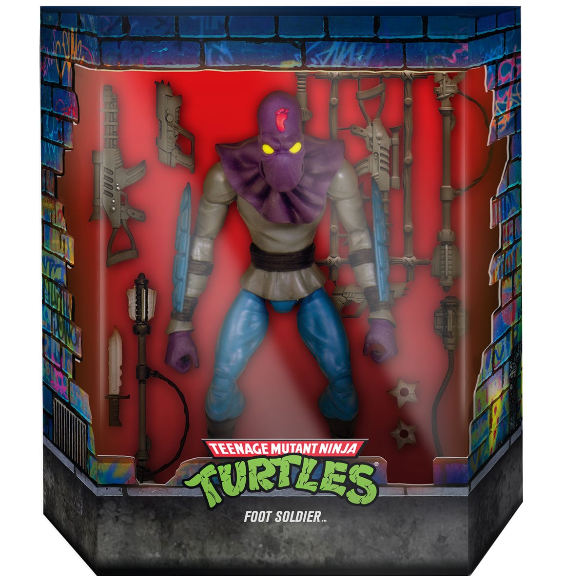 Teenage Mutant Ninja Turtles Ultimates Actionfigur Foot Soldier Version 2 18 cm 