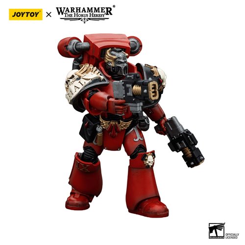 Joy Toy Warhammer Horus Heresy Blood Angels Tears Squad Arch-Erelim with Volkite Serpentas 1:18 Scal
