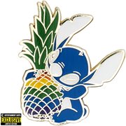 Lilo & Stitch Rainbow Pineapple Stitch Enamel Pin - Entertainment Earth Exclusive