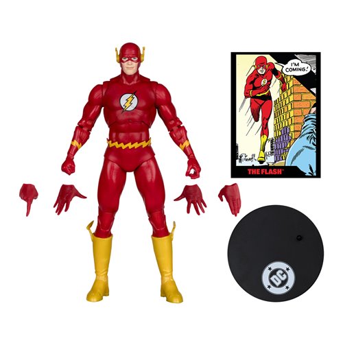 DC Direct Page Punchers Wave 11 The Flash Barry Allen The Flash #123 7-Inch Scale Action Figure with
