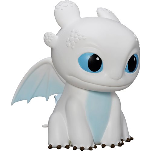 How to Train Your Dragon Light Fury VPBP-022 Palm Size Vinyl Functional Piggy Bank