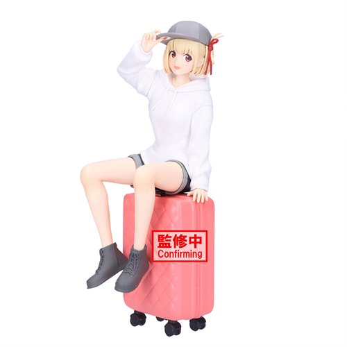 Lycoris Recoil Chisato Nishikigi on Suitcase Statue