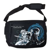 Sword Art Online Kirito and Asuna Black Messenger Bag