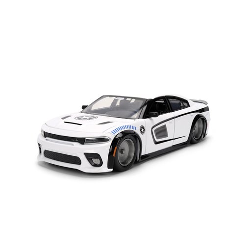 Hollywood Rides Star Wars 2021 Dodge Charger SRT Hellcat 1:24 Scale Die-Cast Metal Vehicle with Stor
