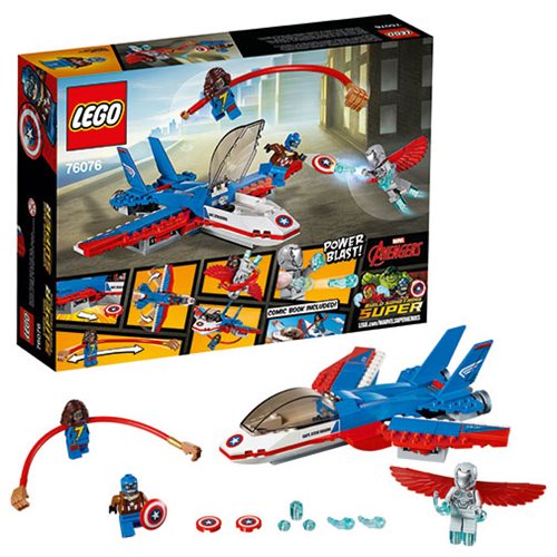 vant blik Ud over LEGO Avengers 76076 Captain America Jet Pursuit