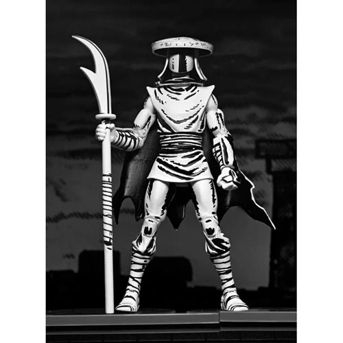Teenage Mutant Ninja Turtles Mirage Comics Elite Foot Ninja Guard Black & White Variant 7-Inch Scale