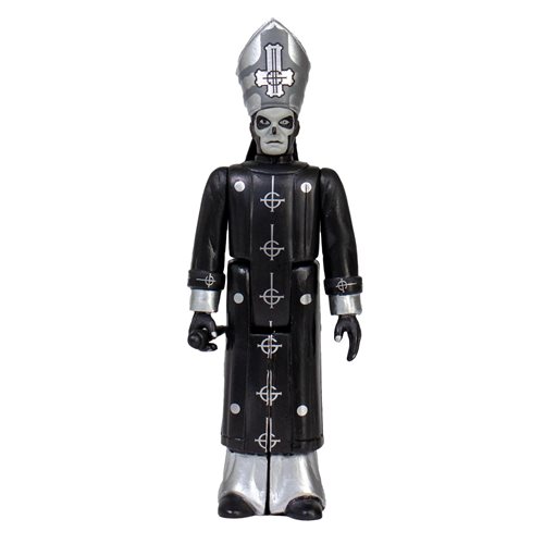 Ghost Papa Emeritus III Black Metal 3 3/4-Inch ReAction Figure