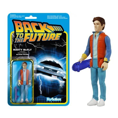 Back to the Future Marty McFly ReAction 3 3/4-Inch Retro Action Figure