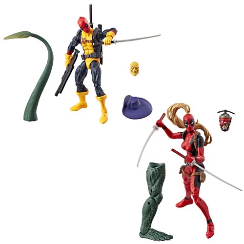 Deadpool Marvel Legends 6-Inch Action Figures Bundle of 2