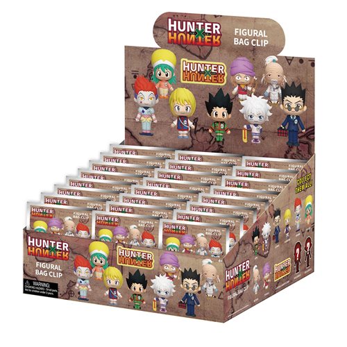 Hunter x Hunter Series 1 3D Foam Bag Clip Display Case of 24