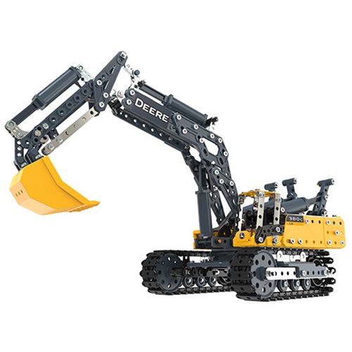 Erector by Meccano Bulldozer Model Vehicle Building Kit, STEM Education Toy  for Ages 8 & up