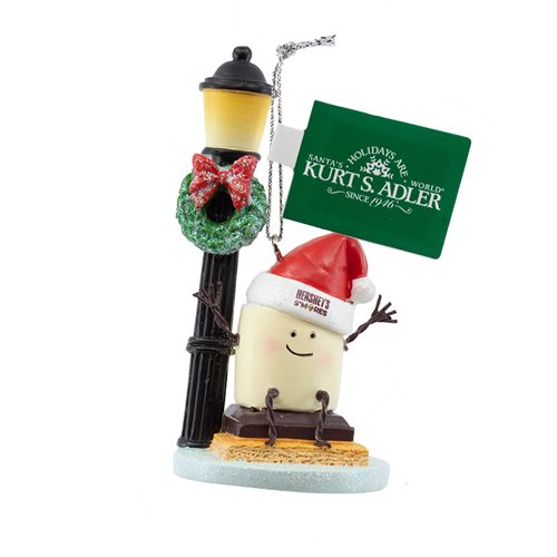 Hershey S'mores with Lamppost 3 1/2-Inch Ornament