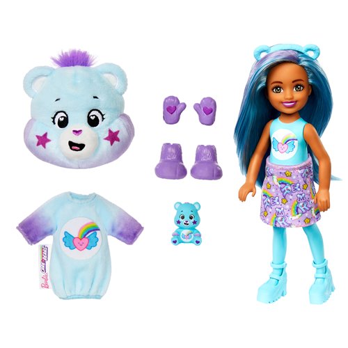 Barbie Care Bears Chelsea Cutie Reveal Series 2 Doll Case of 3