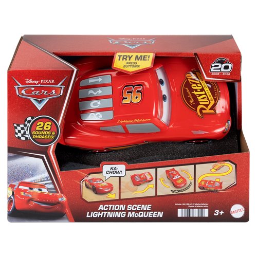 Cars Race to Celebrate Action Scene Lightning McQueen Vehicle