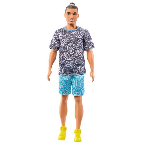Barbie Ken Fashionista Doll #204 with Paisley Tee and Shorts