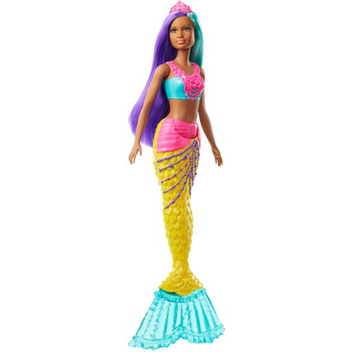 Barbie Dreamtopia Mermaid Doll with Purple and Teal Hair