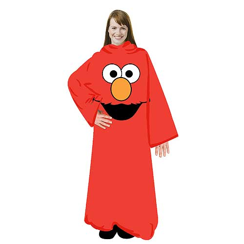 Sesame Street Elmo Fleece Blanket with Sleeves