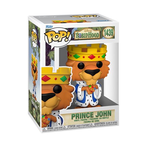 Disney Robin Hood Prince John Funko Pop! Vinyl Figure #1439