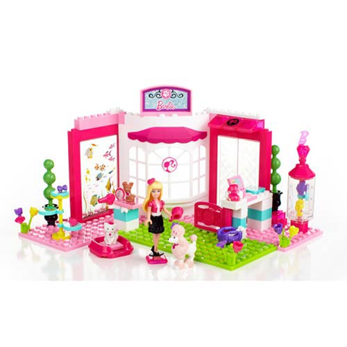 chef detectie voordeel Mega Bloks Barbie Build N Style Pet Shop Playset
