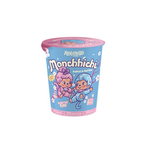 Monchhichi Sakura Series Rokimoto Cup Vinyl Figure Display Case of 12