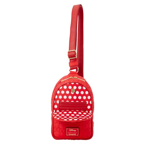 Minnie Mouse Silhouette Crossbody Sling Bag
