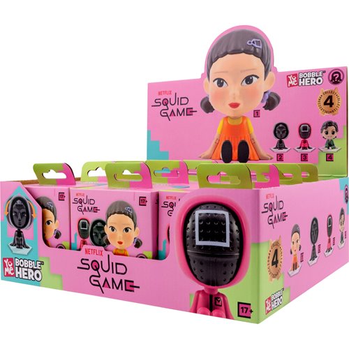 Squid Game Bobble Hero Blind-Box Mini-Figure Case of 12