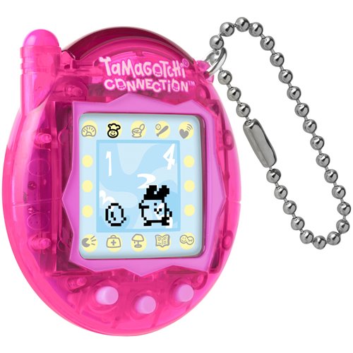 Tamagotchi Connection Translucent Pink Digital Pet