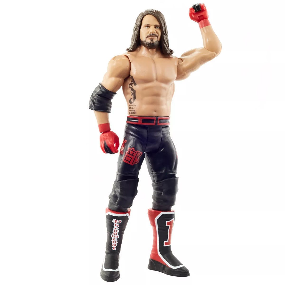 WWE Action Figure AJ Styles Elite Top Picks - 16 Cm Con Accessori E Articolazioni Deluxe