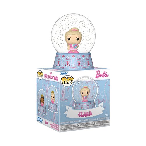 Barbie Nutcracker 25th Anniversary Mini Glitter Globes Display Case of 12