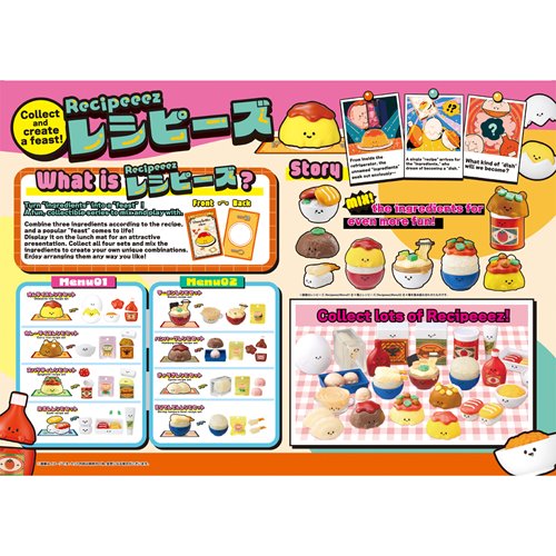 Recipeeez Menu 02 Mini-Figure Case of 4