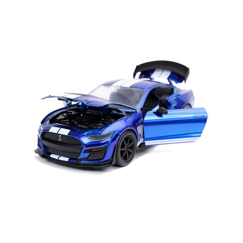 Bigtime Muscle 2020 Ford Mustang Shelby GT500 Candy Blue 1:24 Scale Die-Cast Metal Vehicle
