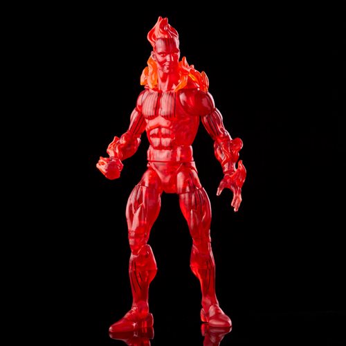 Fantastic Four Retro Marvel Legends Human Torch 6-Inch Action Figure