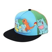 Pokemon Sublimation Print Structured Snapback Hat