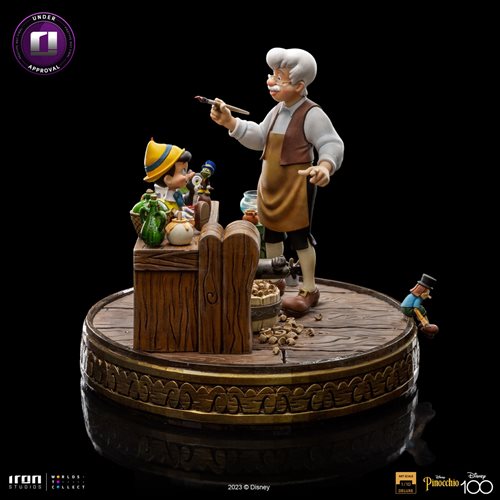 Disney 100 Pinocchio and Geppetto Deluxe Art Scale Limited Edition 1:10 Statue