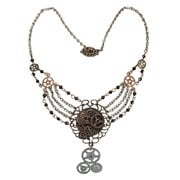 Steampunk Antique Gear Chain Necklace