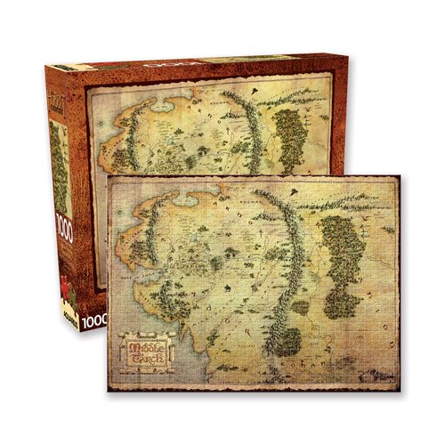 The Hobbit Map 1,000-Piece Puzzle