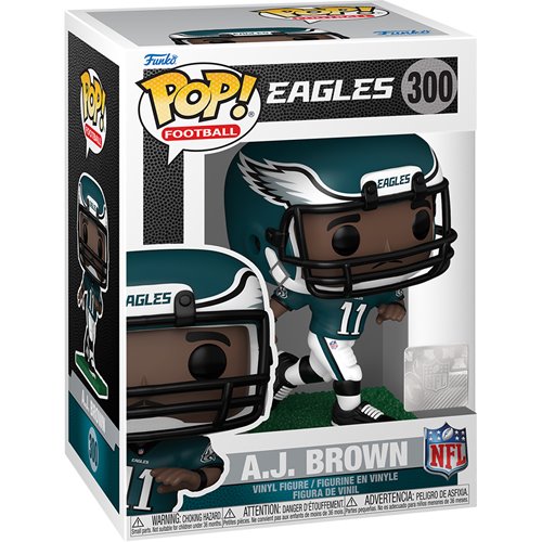 NFL Eagles AJ Brown (color) Funko Pop! Vinyl Figure